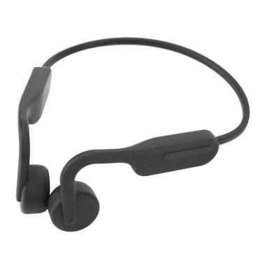 Imagem de Fones de ouvido de condução óssea, fones de ouvido abertos à prova d'água IPX7 com cancelamento de ruído 8H Playtimes Fones de ouvido esportivos abertos para corrida, caminhada