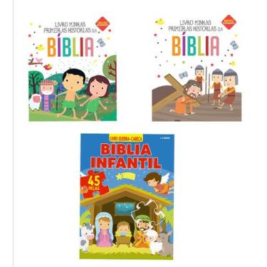 Imagem de Livro - Combo Bíblia Infantil - Kit com 3 Livrinhos