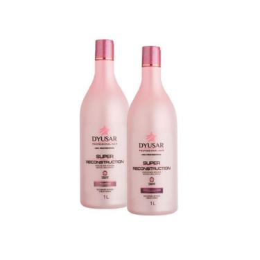 Imagem de Kit Reconstrução Com Shampoo 1 Litro e Condicionador 1 Litro - DYUSAR 
