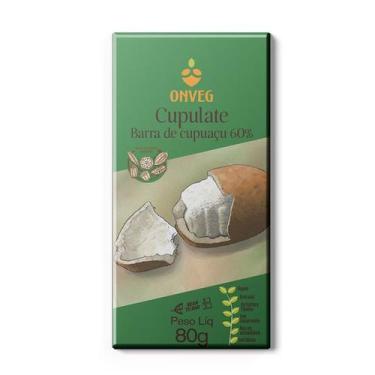 Imagem de Chocolate Vegano Cupulate Barra de Cupuaçu 60% 80g Onveg