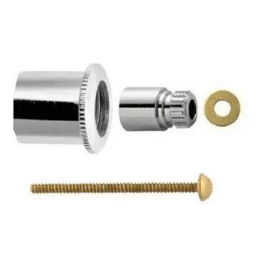 Imagem de Kit 3 prolongador para registro padrão deca/meber abs 10,0mm blukit
