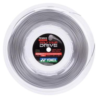 Imagem de Corda Yonex Poly Tour Drive 16l 1.25mm Cinza - Rolo com 200 metros