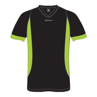 Imagem de Camisa de Goleiro Kanxa Delp Manga Curta, Preto, G, Masculino