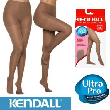 Imagem de Kit Com 2 Meia Calça Kendall Ultra Pro Média Compressão Feminina  Sem 