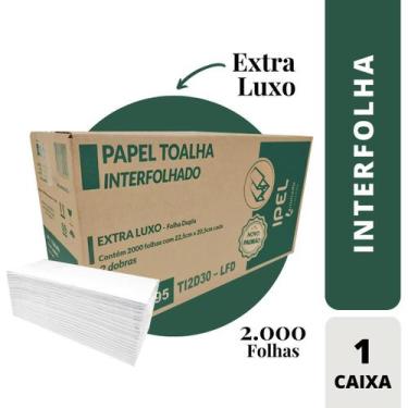 Imagem de Papel Toalha Interfolha Folha Dupla 22,5X20,5Cm Extra Luxo - Ipel