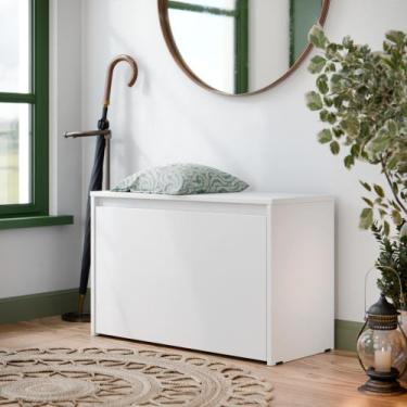 Imagem de Armário Sapateira Organizadora Mel 1 Porta Basculante Hall de Entrada 