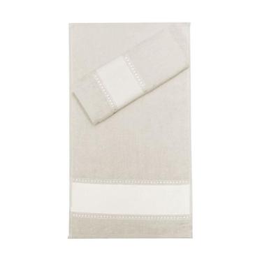 Imagem de Lavabo Aveludado com Barra P/ Sublimação 30X50cm BRUTEXTIL, Bege