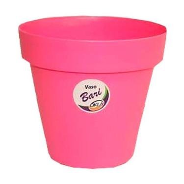 Imagem de Vaso Okla Bari Rosa para Jardim - Tamanho 1 - FG Import / Okla