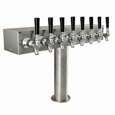 Imagem de Bev Rite CTT8 Draft Beer Kegerator Box T Tower, 8 torneiras, aço inoxidável