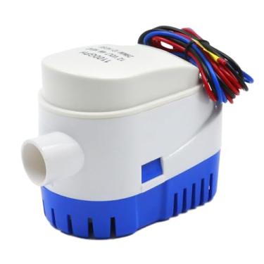 Imagem de laffoonparts Bomba de água submersível de porão de barco 12v 1100GPH, acessórios de barco com motor elétrico automotivo, bomba de porão de interruptor flutuante para barco