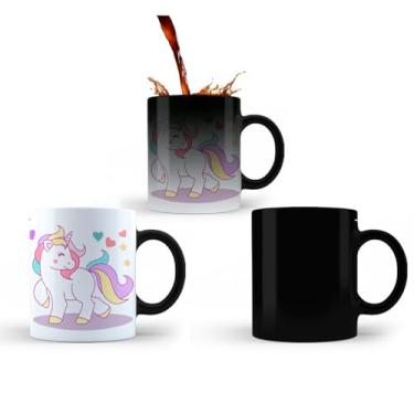 Imagem de Caneca Mágica Unicórnio Termossensível 325ml Cerâmica Mod.03