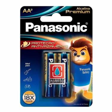 Imagem de Pilha Alcalina Premium Panasonic Aa Pequena 02 Unidades Lr6egr/2b96 F1