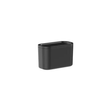 Imagem de Lixeira De Bancada Basculante 1l Manicure Dentista Limpeza - OU, Preto