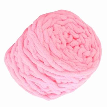 Imagem de Lã Grossa, Novelo de Fio de Poliéster de 12 Cores para Lenços, Xales, chapéus. Sensação de Toque Suave, Durável e confortável. Armazenamento Conveniente, Lavável à mão. Peso