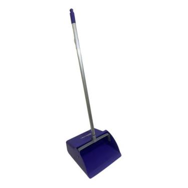 Imagem de Pá De Lixo Coletora Cabo Aluminio 75 Cm Profissio Star Clean, Lilás