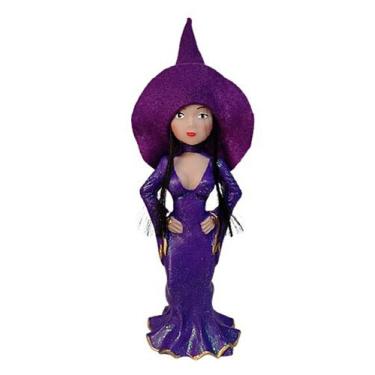 Imagem de Enfeite Decorativo Agatha Feiticeira do Amor - Roxa Morena - Hp Decor