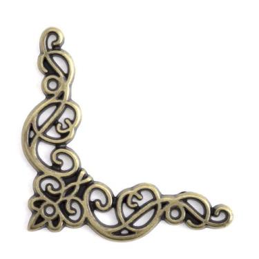 Imagem de Cantoneira Celta Grande 4 Peças Acabamento Decoração Caixas Bandejas E