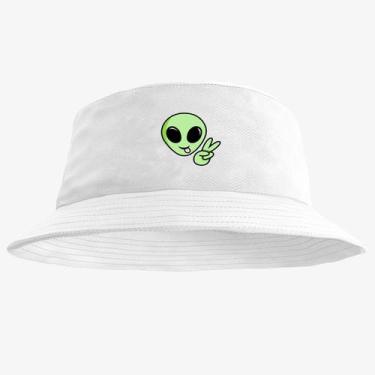 Imagem de Chapéu Bucket Hat Estampado ET Salve - MP Moda Masculina, Único, Branc