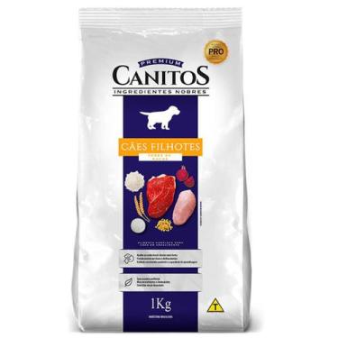 Imagem de Ração Para Cachorro Filhote Canitos Premium 1kg Todas Raças - Canitos 