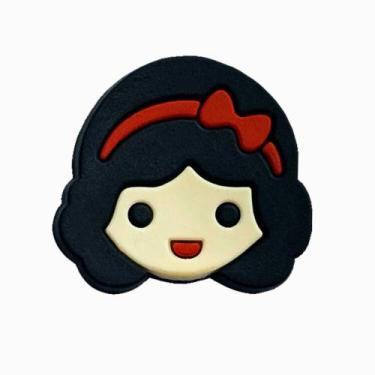 Imagem de Kit 10 Peças aplique Emborrachado Rosto Princesa Branco de Neve - RAE