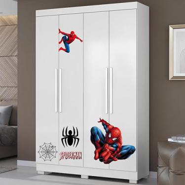 Imagem de Adesivo para Guarda Roupa Homem Aranha Mod03 - Lojinha da Luc Adesivos