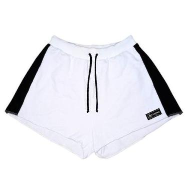 Imagem de Short Moletom Feminino Esportivo Sem Bolso Básico Treino Academia - Ca