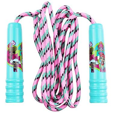 Imagem de LOL Surprise! Corda de pular infantil, corda de pular de dois tons da BFF para exercícios cardiovasculares, a partir de 3 anos, durável, azul, 2,1 m