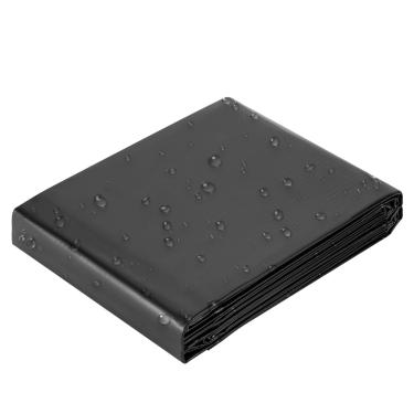 Imagem de hygger Forro para lagos, 3,5 m x 3,5 m, borracha macia de PVC 500D, material novo, películas para lagos duráveis de 14,5 mm para jardins aquáticos, lagoas de peixes, fontes de água, cachoeiras