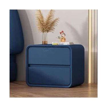 Imagem de Mesa de cabeceira estilo moderno de madeira para quarto de dormir, armário de armazenamento, mesa de canto de hotel, moldura de cabeceira (03)