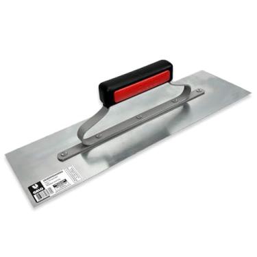 Imagem de Desempenadeira Galo Aço Temperado Cabo Fechado 400 X 120mm Para Efeitos Decorativos Massa Corrida Gesso Original P/Pedreiro Profissional - (307/00)