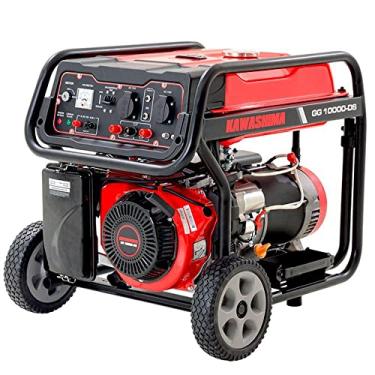 Imagem de Gerador a Gasolina Motor 4T 16HP 9.000W 9KWA Kawashima GG10000DS Monofásico (110/220V)