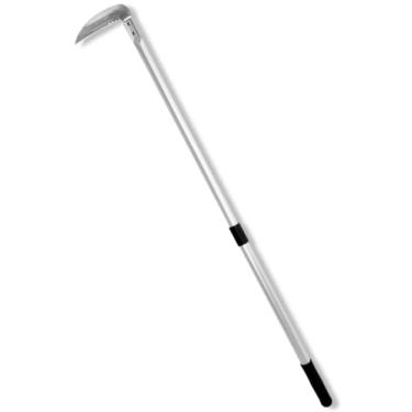 Imagem de Foice de remoção de ervas daninhas cabo longo ajustável (26-1/5.1 cm a 42-3/10.2 cm) aço inoxidável japonês, feito no Japão, ferramenta telescópica de remoção de ervas daninhas para jardim, ferramenta