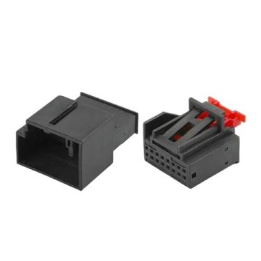 Imagem de 1 Conjunto De 16 Pinos Conector Do Painel Controle Ar Condicionado Automático Espelho Retrovisor Tomada Para A3 1k0972928(Female and Male)