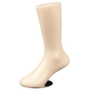 Imagem de shamjina Expositor de pés de manequim de meia infantil, loja de modelos de exibição de meias, suporte para pés, suporte para casa, suporte para modelo de pé, Skin H 15cm