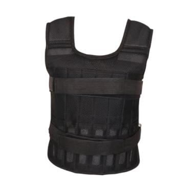 Imagem de menolana Colete pesado, equipamento de treino, jaqueta pesada, colete de peso para escalada, construção muscular, treinamento de força, fitness, 60kg