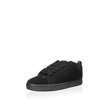 Imagem de DC Tênis de skate masculino Court Graffik casual cano baixo, Preto/Preto/Preto, 12