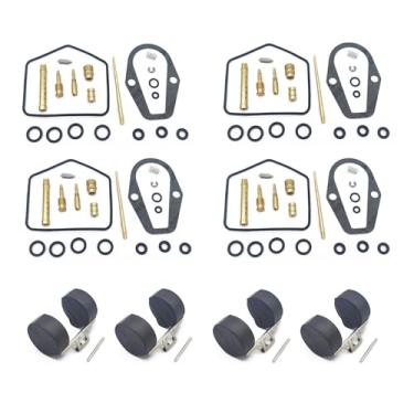 Imagem de Kit de reparo de carburador junta de agulha flutuante para Honda CB500K CB500 CB 500 Four 1971-1973 (4 conjuntos)
