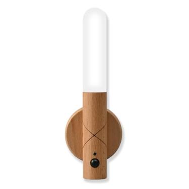 Imagem de A Lâmpada de Indução do Corpo Humano é Equipada Com Baterias Recarregáveis, Luzes de Parede Decorativas Internas, Luzes LED de Detecção Infravermelha, Iluminação Ajustável (Cor clara - Matte)