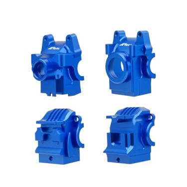 Imagem de NMNRC Alum 2PCS Front Rear Differential Diff Gearbox Case Cover for 1/10 Slash 4x4 Hoss Stampede 4X4 Rustler F-150 4WD VXL Series Upgrades Part