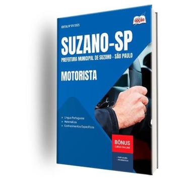 Imagem de Apostila Prefeitura de Suzano - SP  - Motorista - Apostilas Opção