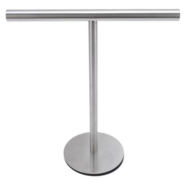 Imagem de Suporte de Toalheiro de Mão, Toalha de Toalha de Mão de Metal Tumulto Tênteiro de Toalhas de Toalhas de Banho Com Toutel de Toalha Com Juízes Pesadas de Jóias para Bancada de