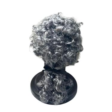 Imagem de Fantasia Peruca de Época Luiz XV Grisalha longa tipo Juiz