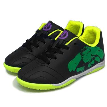 Imagem de Chuteira Hulk Infantil Futsal Dray Kids Marvel 4088