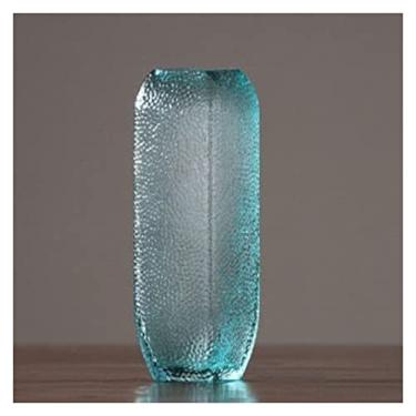 Imagem de Vaso Elegante e simples vaso transparente americano criativo sala de estar vaso hidropônico de vidro decoração para casa Vaso de flores(Grande)