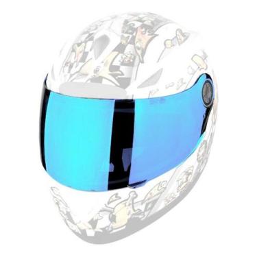 Imagem de Viseira Polivisor Shark S500 S500 Air Rsf2i Rsf3 Rfs Race, Blue
