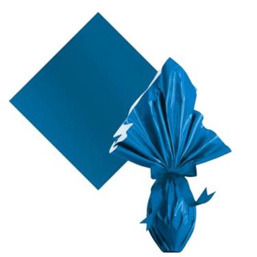 Imagem de Embalagem Rápida Metalizada Ovo Páscoa 350g a 500g - 25 Un| Carber Embalagens - Design Brilhante e Funcional (Azul)