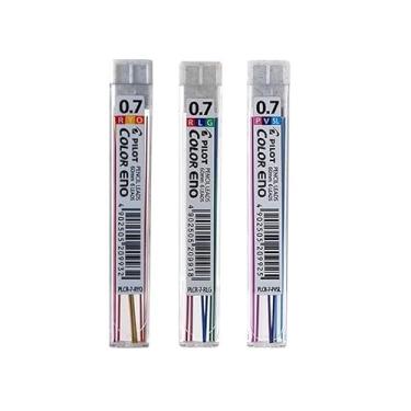 Imagem de Grafite Color Eno 0.7mm, conjunto com 8 cores, total de 18 minas