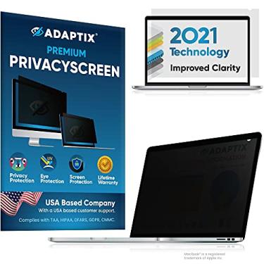Imagem de Adaptix Compatível com MacBook – Tela de privacidade de 12 polegadas para MacBook – antirreflexo, antiarranhões, bloqueia 96% dos raios UV – Protetor de tela de luz azul e acessórios de segurança