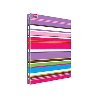 Imagem de Pasta Catálogo Ofício com 25 Envelopes Listrado Colorido 247x325mm 1 UN Chies