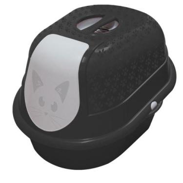 Imagem de Cat Toalete Caixa De Areia Fechada Com Filtro Para Gatos Furacão Pet -